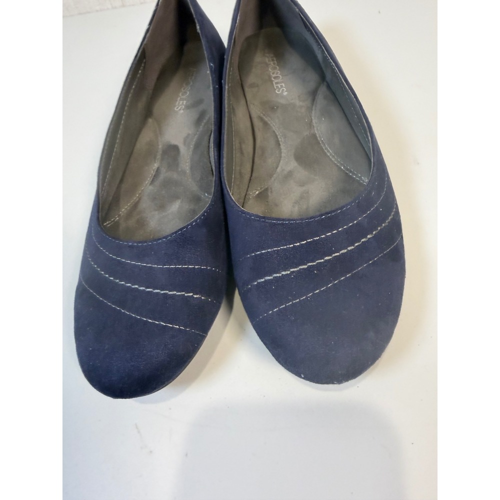 Aerosoles suede‎ ballet flats Women size 10M blue - Picture 5 of 11